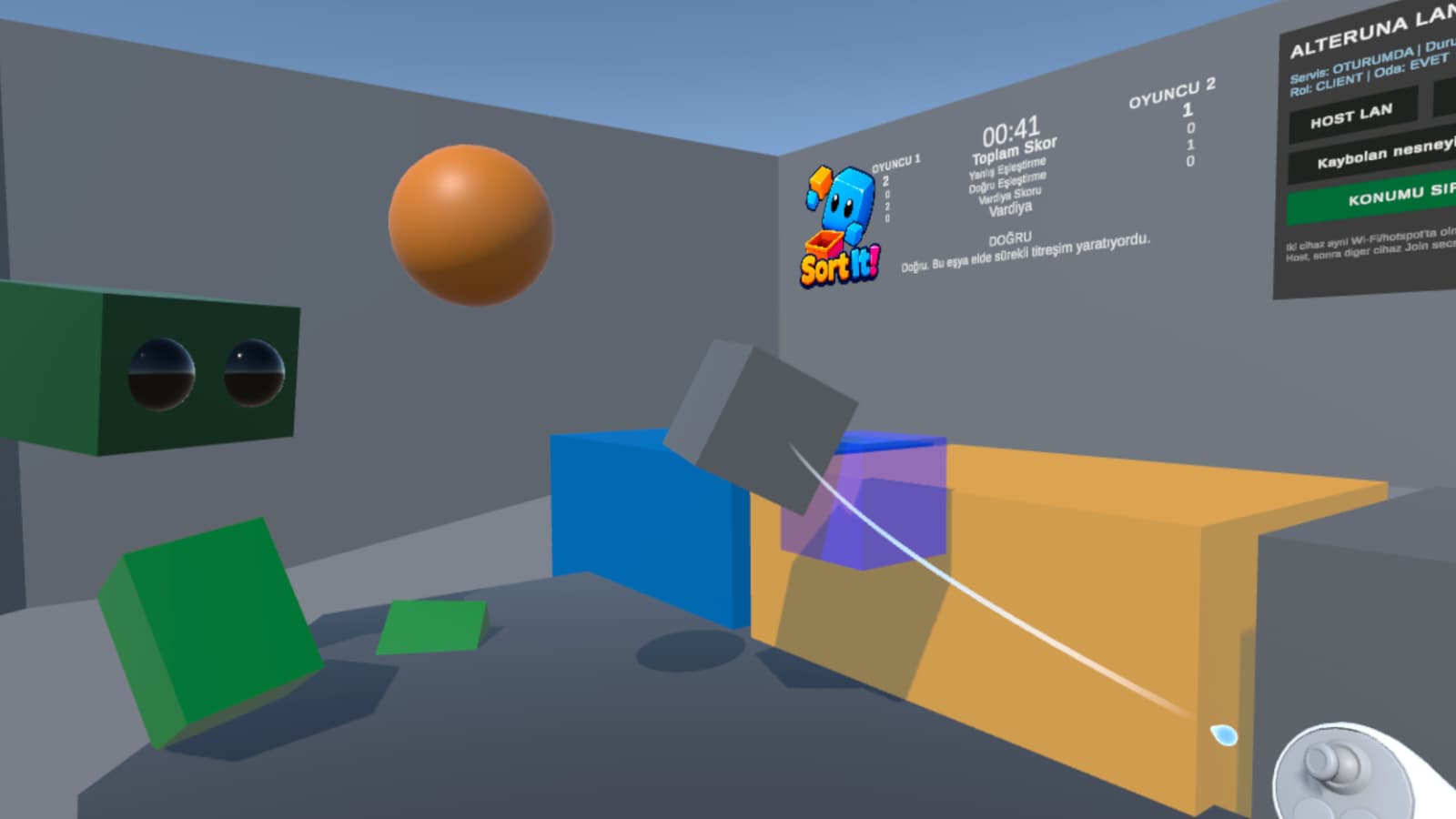 Sort It! VR oyun içi görüntüsü
